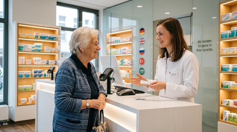 Freundliche Beratung in mehreren Sprachen