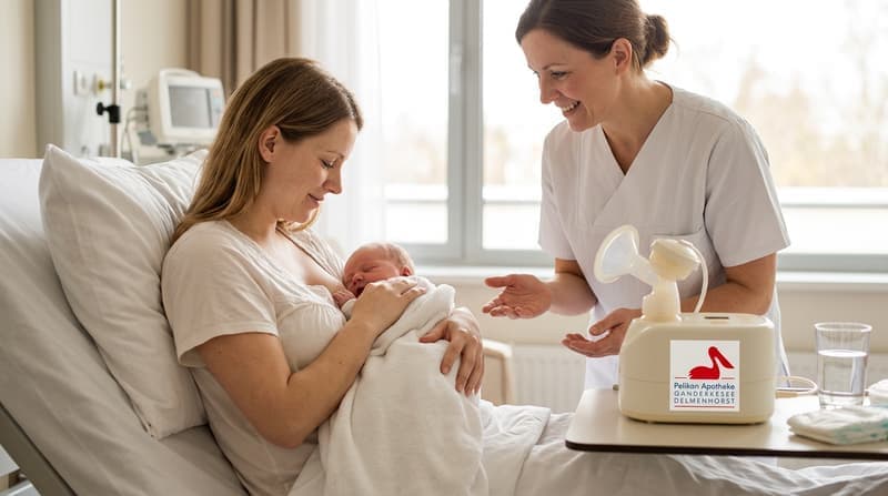 Unterstützung für Mütter mit Milchpumpenverleih